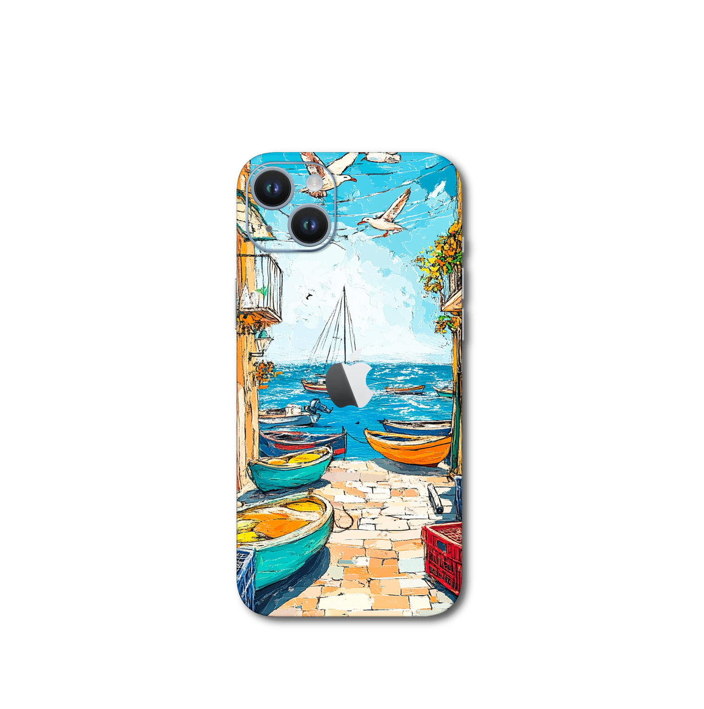 Italian fishing boats v3 iPhone 15 Plus