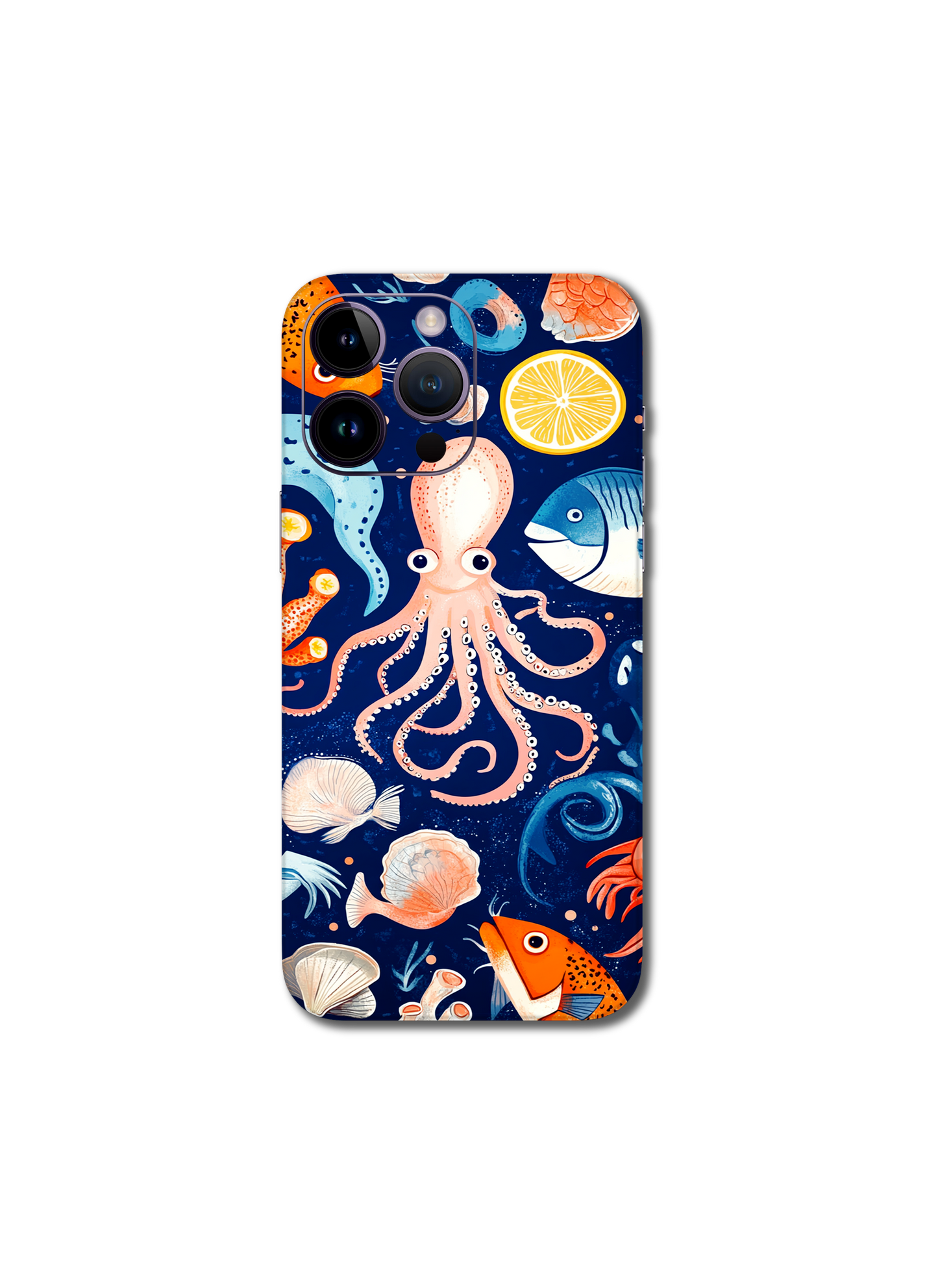 Artistic seafood medley v1 iPhone 14 Pro