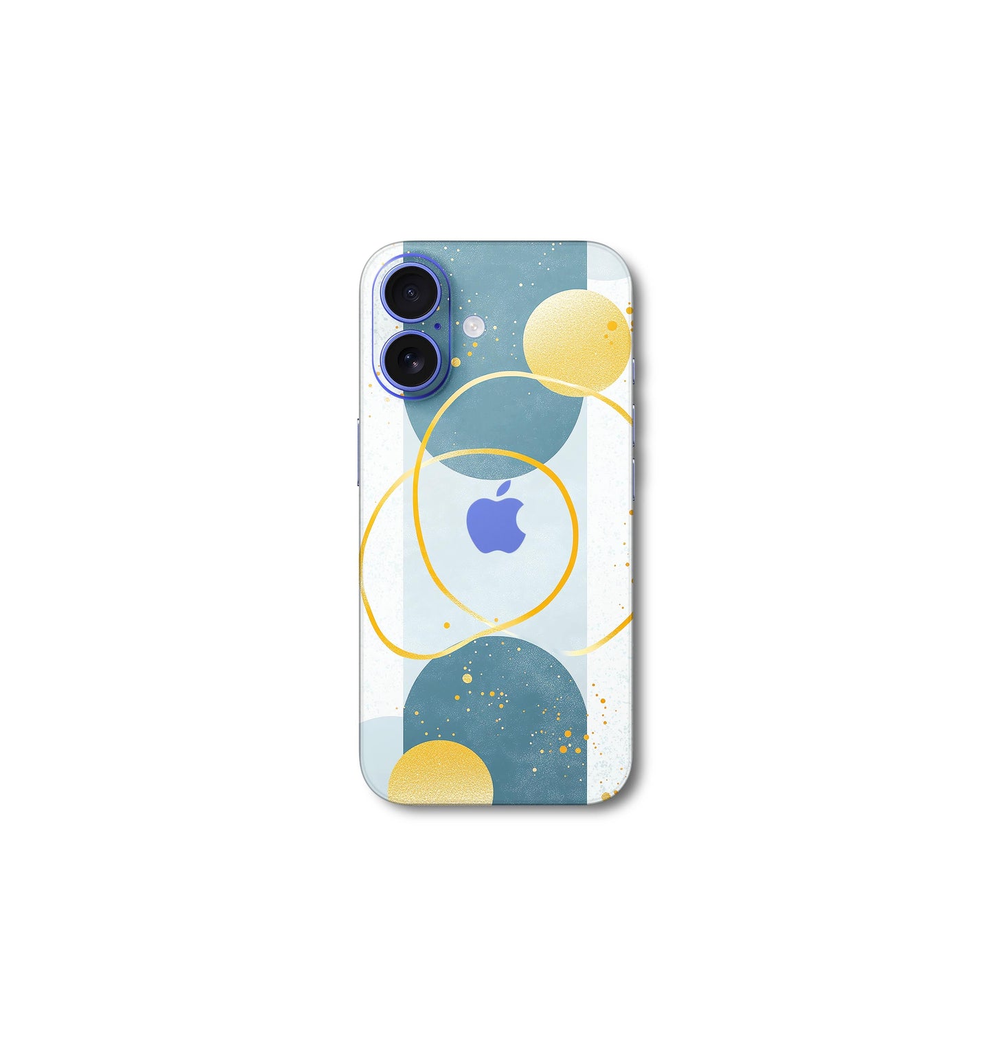 Baby blue and gold v4 iPhone 16