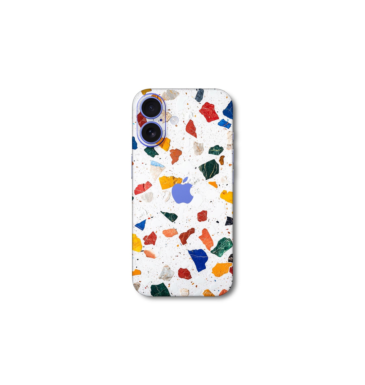 Terrazzo stone chips v1 iPhone 16 Plus