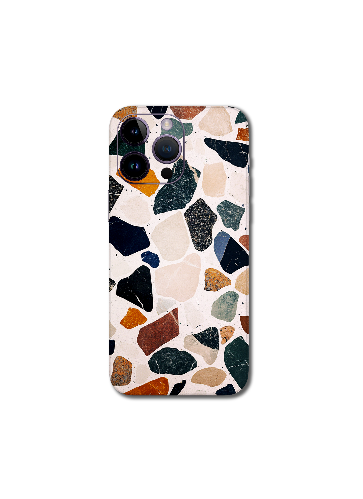 Terrazzo stone chips v3 iPhone 15 Pro