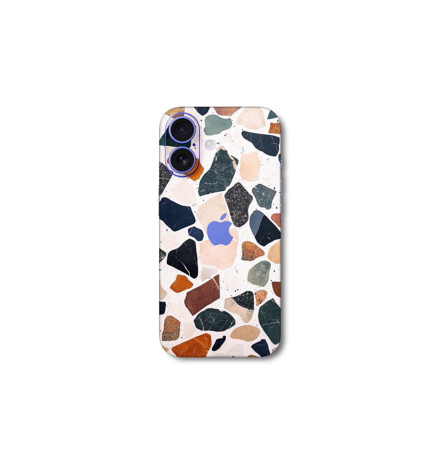 Terrazzo stone chips v3 iPhone 16 Plus