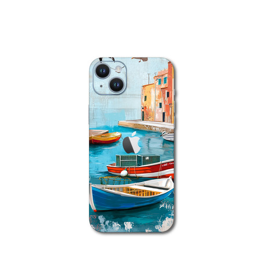 Italian fishing boats v2 iPhone 15 Plus