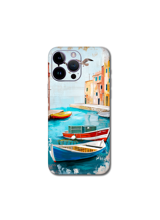 Italian fishing boats v2 iPhone 13 Pro Max