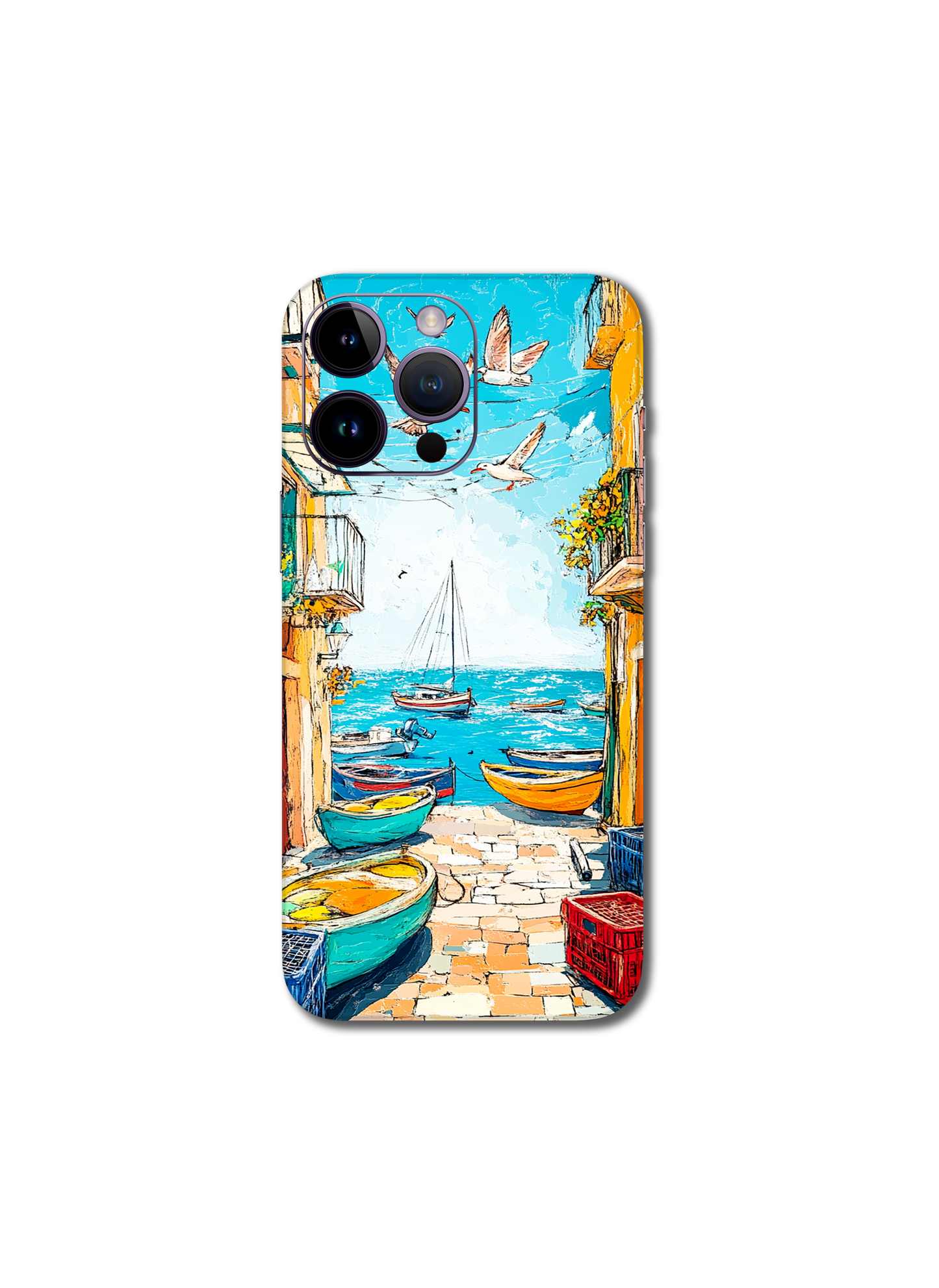 Italian fishing boats v3 iPhone 13 Pro Max