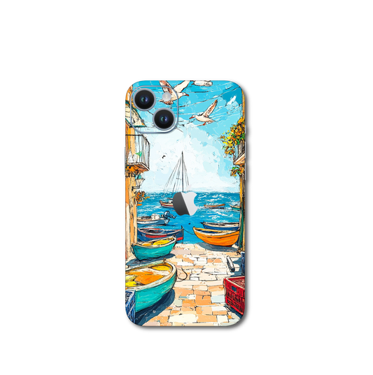 Italian fishing boats v3 iPhone 13 Mini