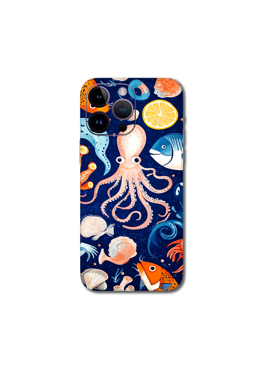 Artistic seafood medley v1 iPhone 16 Pro Max