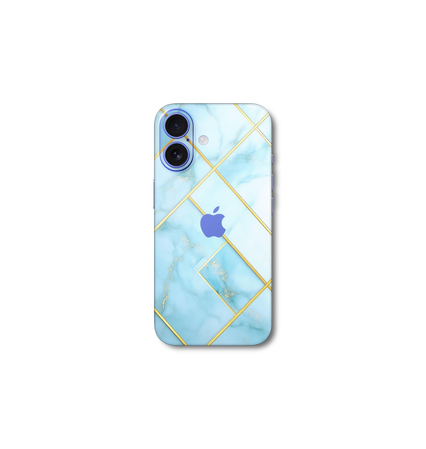 Baby blue and gold v1 iPhone 16