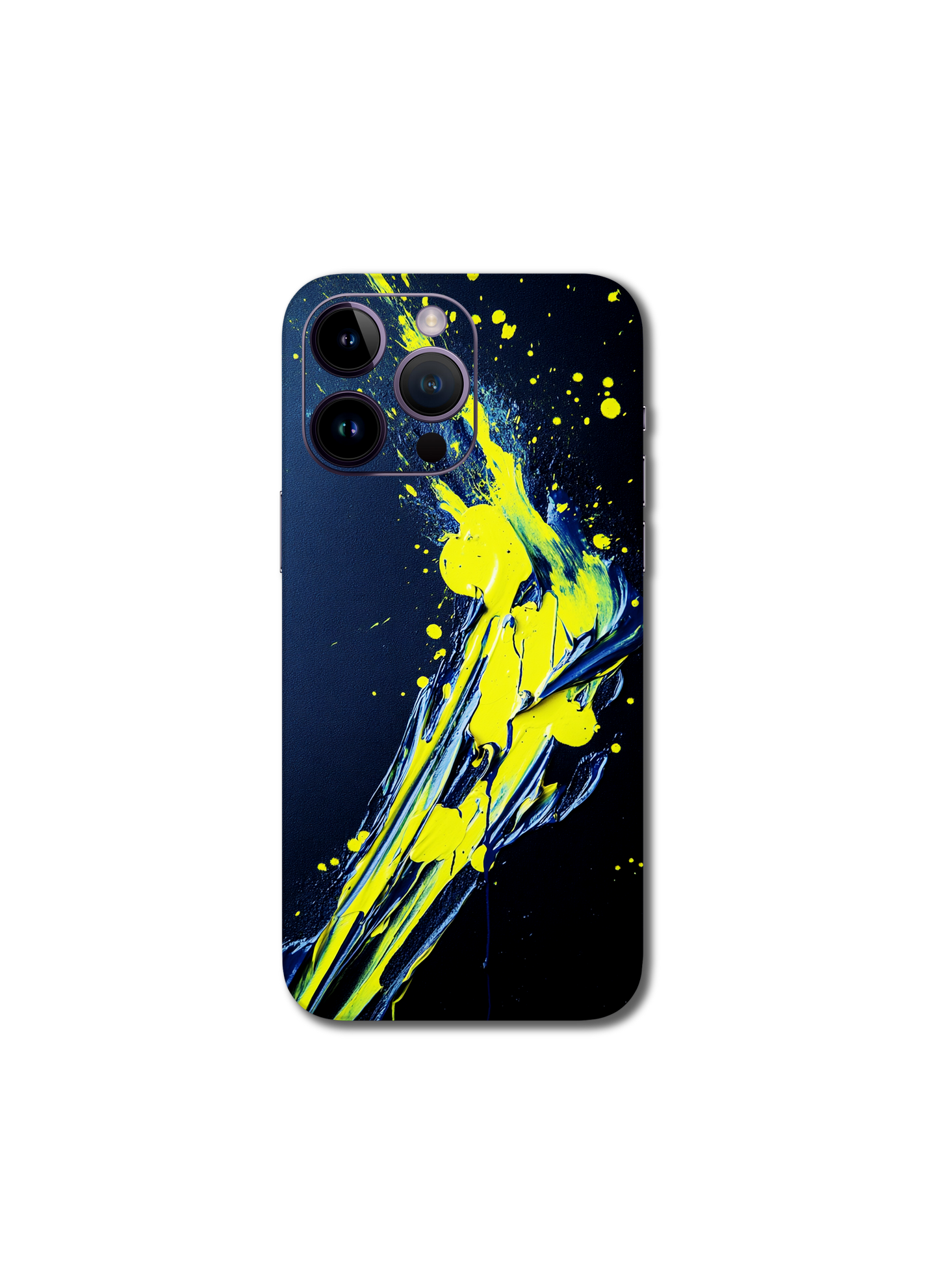Blue yellow abstract v3 iPhone 13 Pro Max