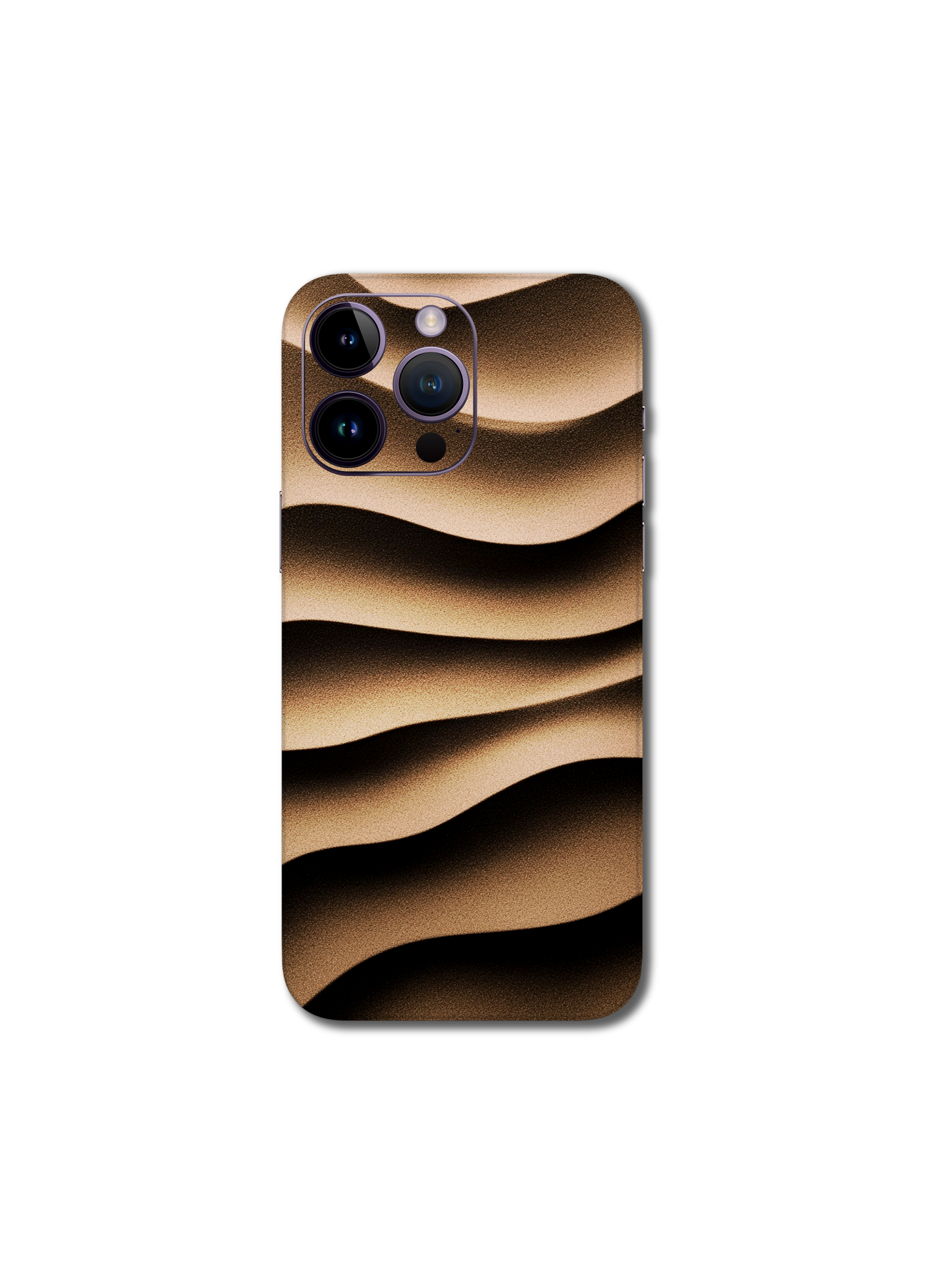 Dark wavy sand v7 iPhone 15 Pro