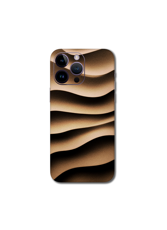 Dark wavy sand v7 iPhone 15 Pro