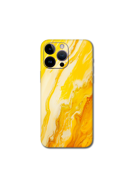 Marble Yellow orange v1 iPhone 16 Pro