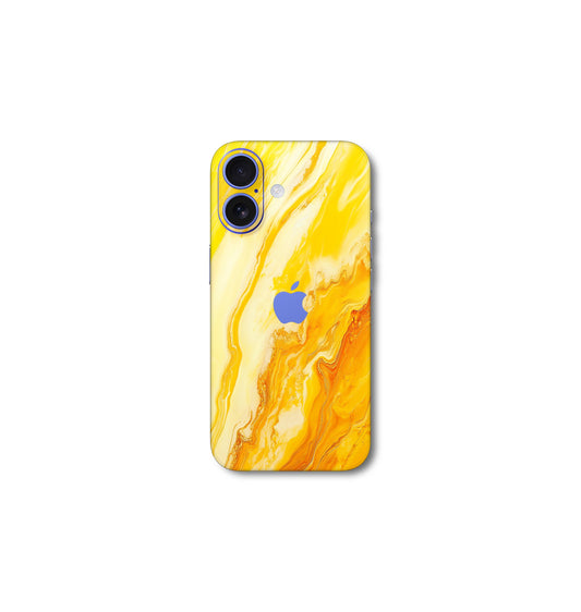 Marble Yellow orange v1 iPhone 16