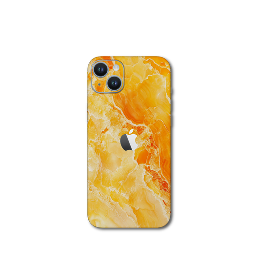 Marble Yellow orange v2 iPhone 15