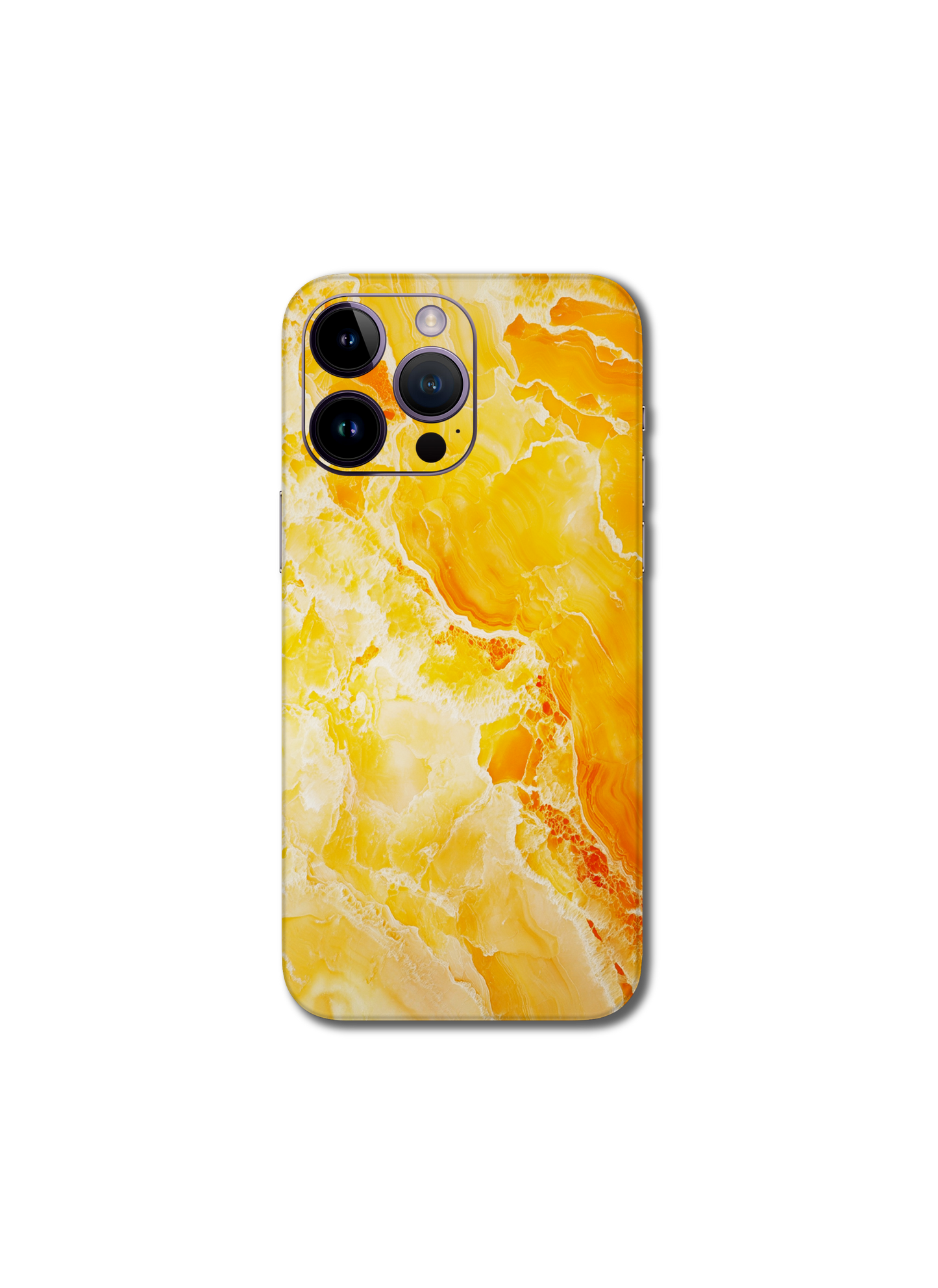 Marble Yellow orange v2 iPhone 15 Pro