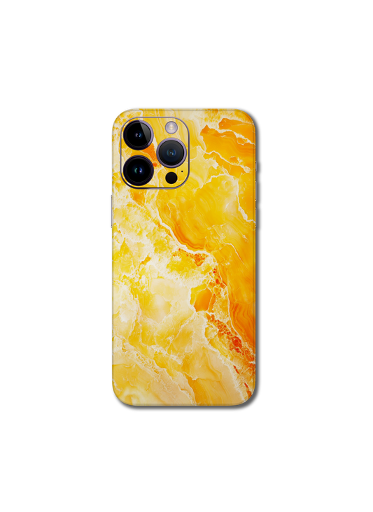 Marble Yellow orange v2 iPhone 16 Pro