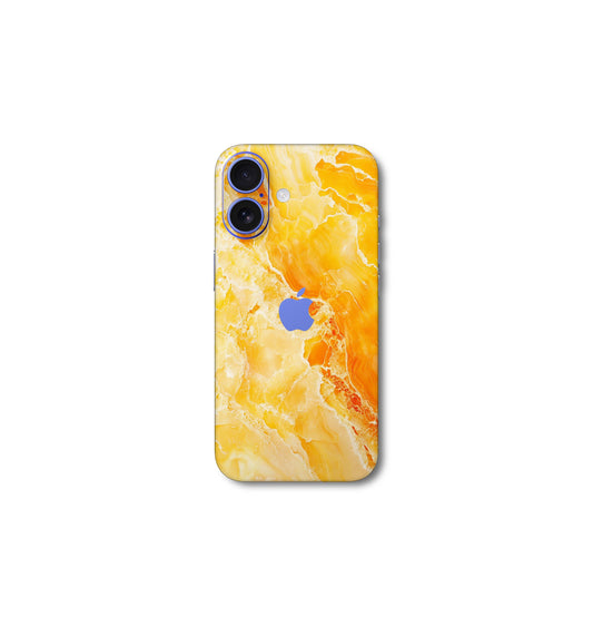 Marble Yellow orange v2 iPhone 16