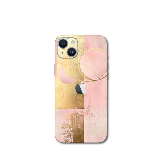 Pink and gold v7 iPhone 15 Plus