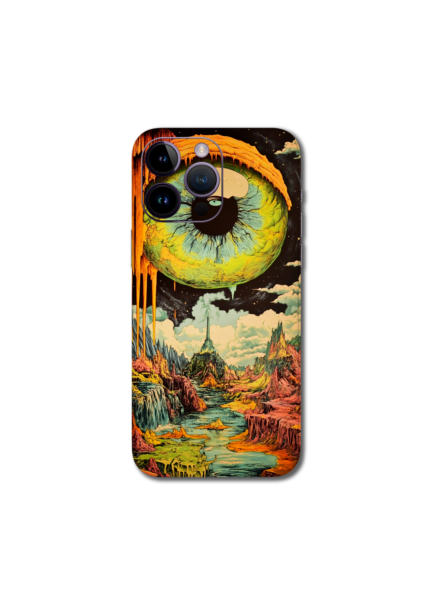 Psychedelic lowbrow v1 iPhone 15 Pro