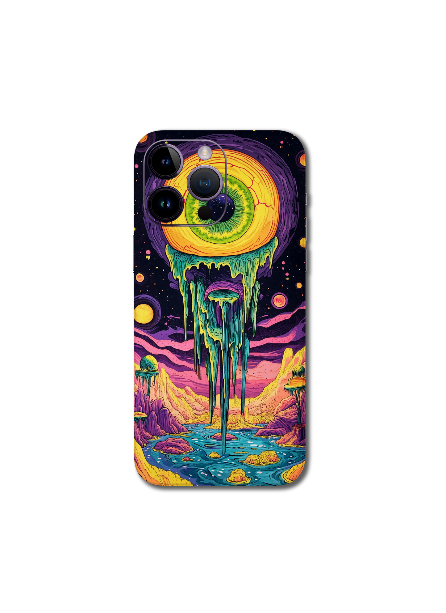 Psychedelic lowbrow v4 iPhone 15 Pro