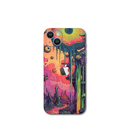 Psychedelic lowbrow v7 iPhone 15