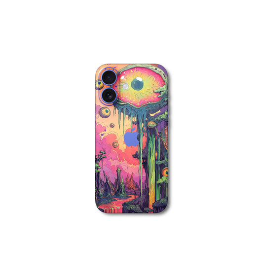 Psychedelic lowbrow v7 iPhone 16
