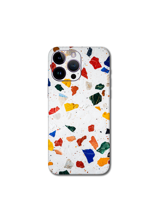 Terrazzo stone chips v1 iPhone 16 Pro