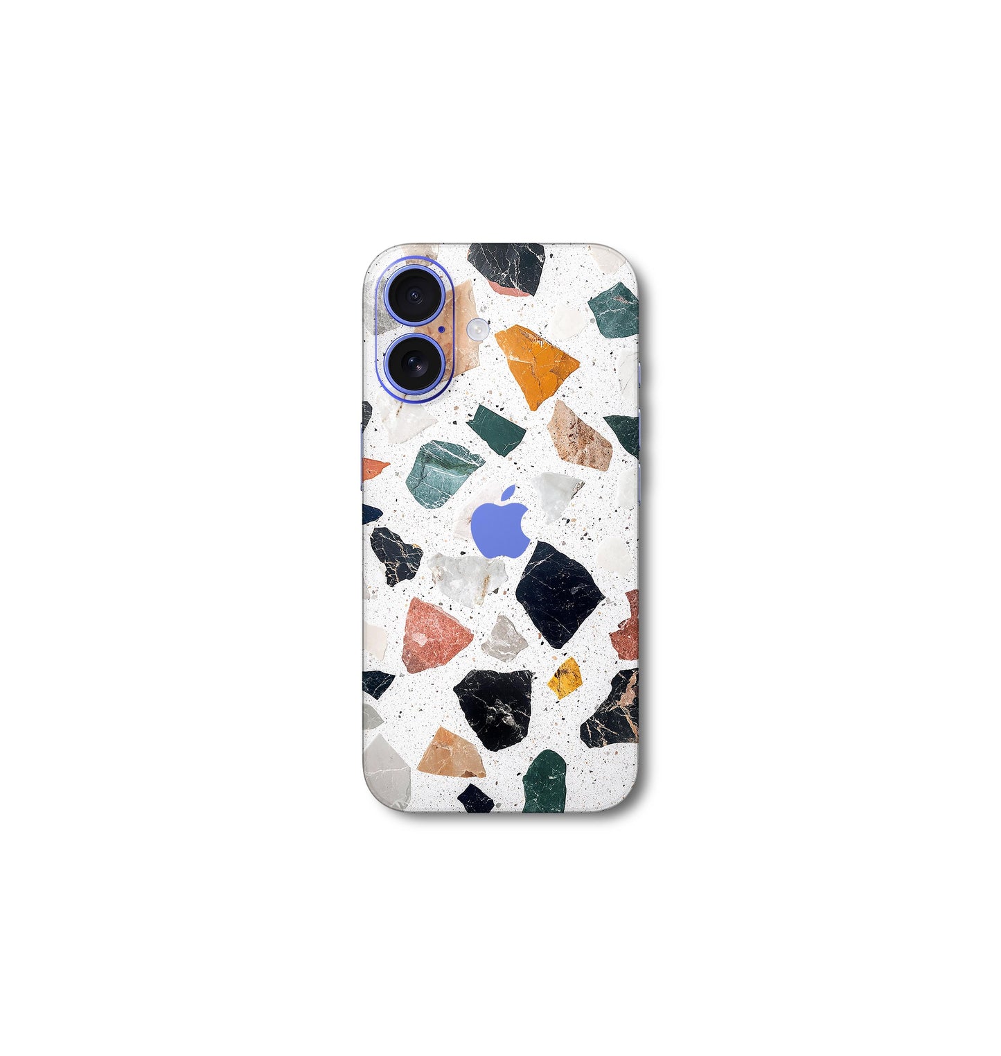 Terrazzo stone chips v2 iPhone 16 Plus